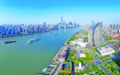 上海黃浦江兩岸風景如畫