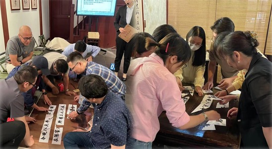 情景黨課互動現場